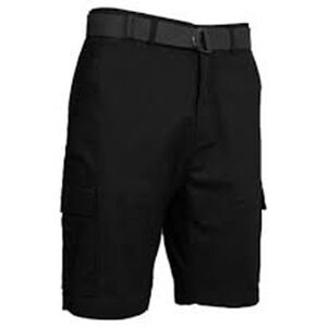 Blu Rock Men's Cargo Shorts, Black, Size 42,‎ 25 in long